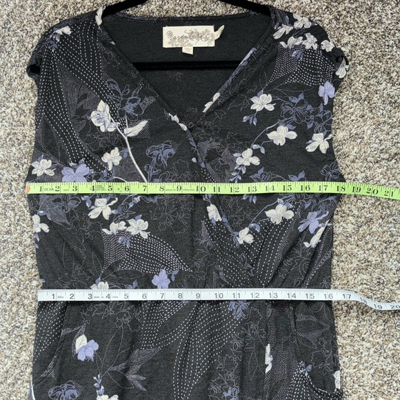 Aventura Yardley dress organic cotton floral L wrap skirt - Picture 9 of 12